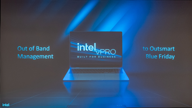 説明会ではvProのサポートについても触れられた