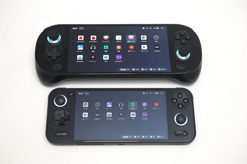 AYANEO Pocket S(下)との比較