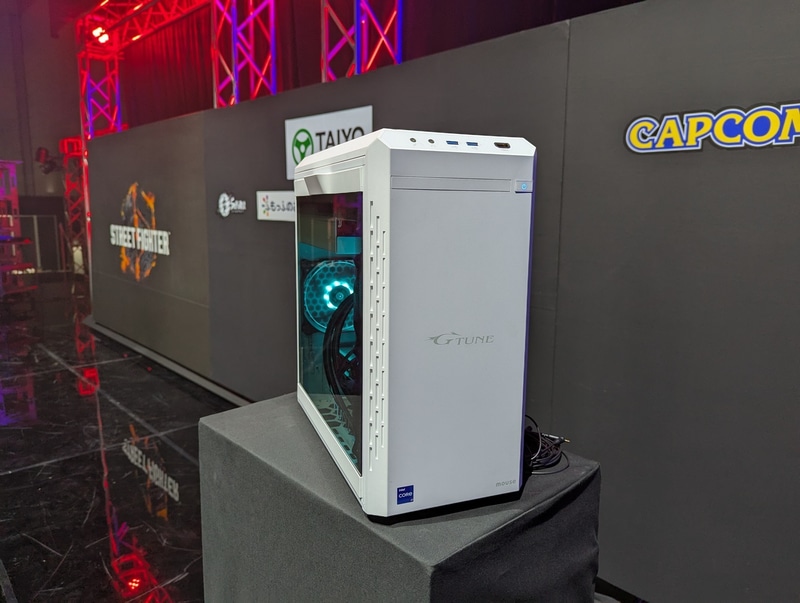 今回も大会にはマウスコンピューターのゲーミングPCブランド「G-Tune」のデスクトップが使用されていた