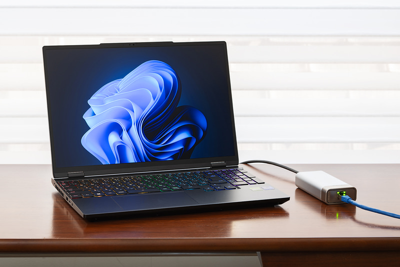 QNA-UC10G1Tを組み合わせて10Gbps対応に