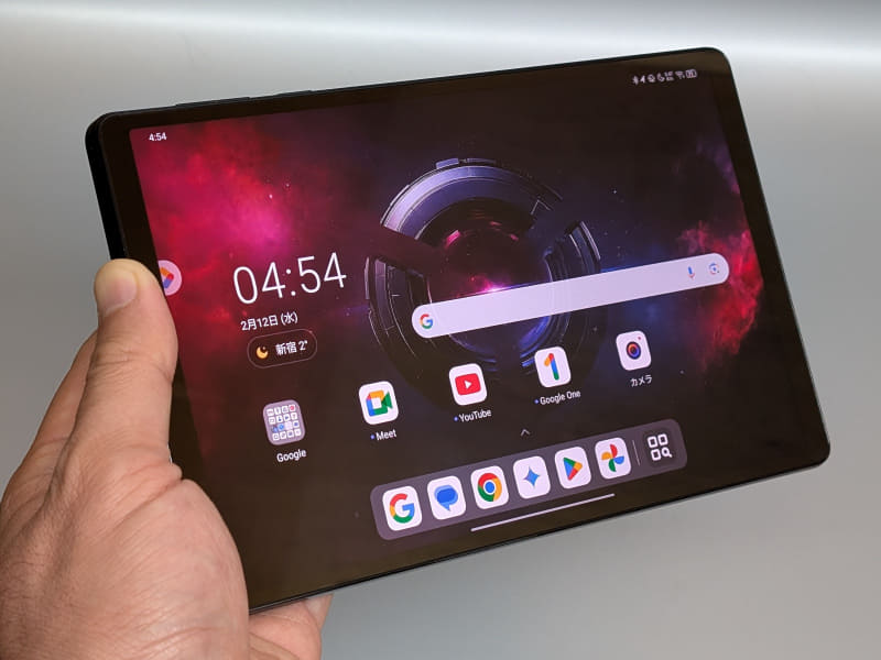 「Lenovo Legion Tab Gen 3 (8.8", 3)」。本体色はエクリプスブラック。実売価格は7万9,860円