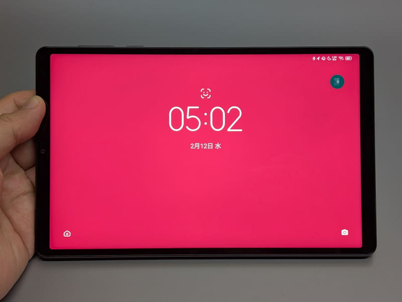 生体認証として顔認証に対応。指紋認証には対応しない