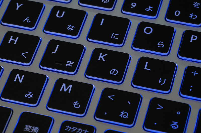 バックライトも装備