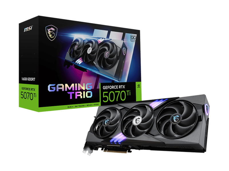 GeForce RTX 5070 Ti 16G GAMING TRIO OC PLUS
