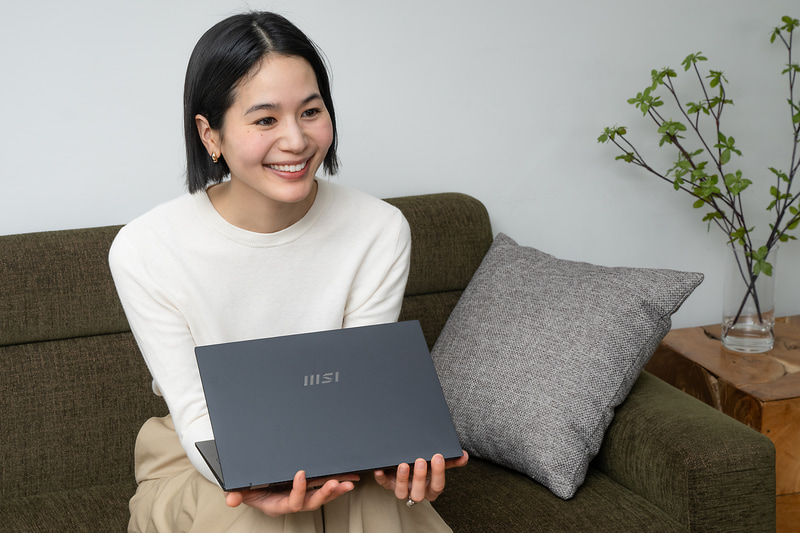 約990gという軽さが特に気に入ったようだ