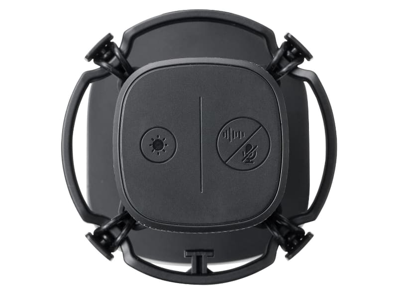 ミュートボタンはタッチ式