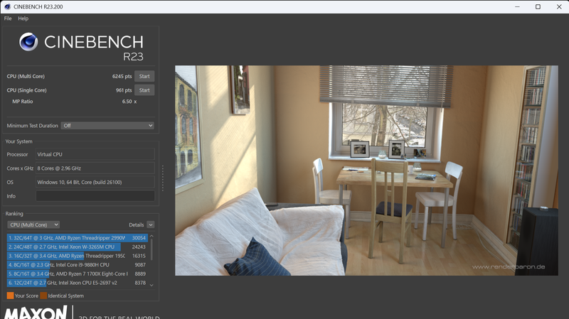 Cinebench R23(Arm版)のスコアを見るかぎり、Single Coreは2,000前後のハイエンド・デスクトップCPUと比べると半分、ただしIntel N100よりは高く、マルチコアは8コアなり(ただしクロックなどの要因でやや低め)だ