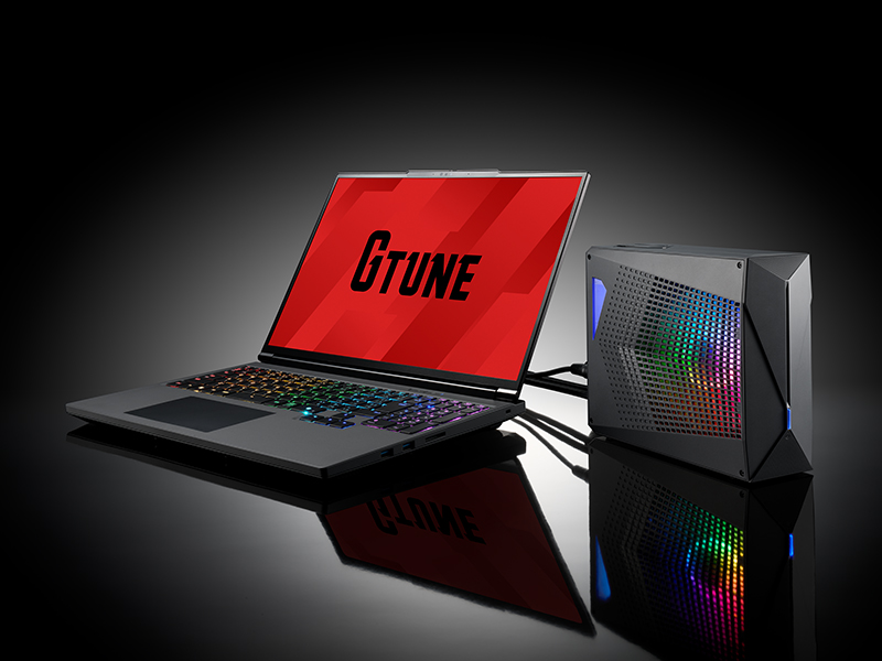 G TUNE H6-I9G90BK-CとG TUNE H6-I9G80BK-Cは着脱可能な水冷ユニットを組み合わせたハイブリッド冷却システムを採用