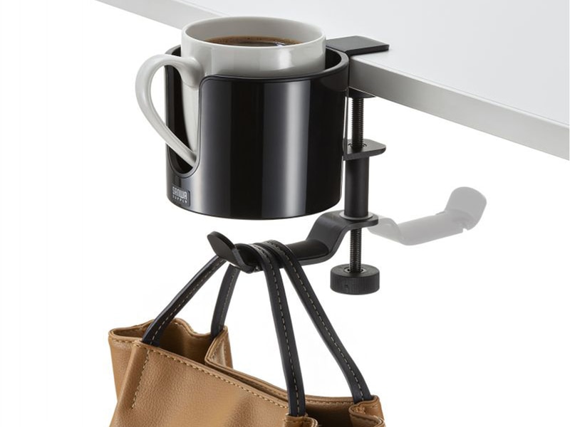 使用場所に合わせてバックの向きを変更できる