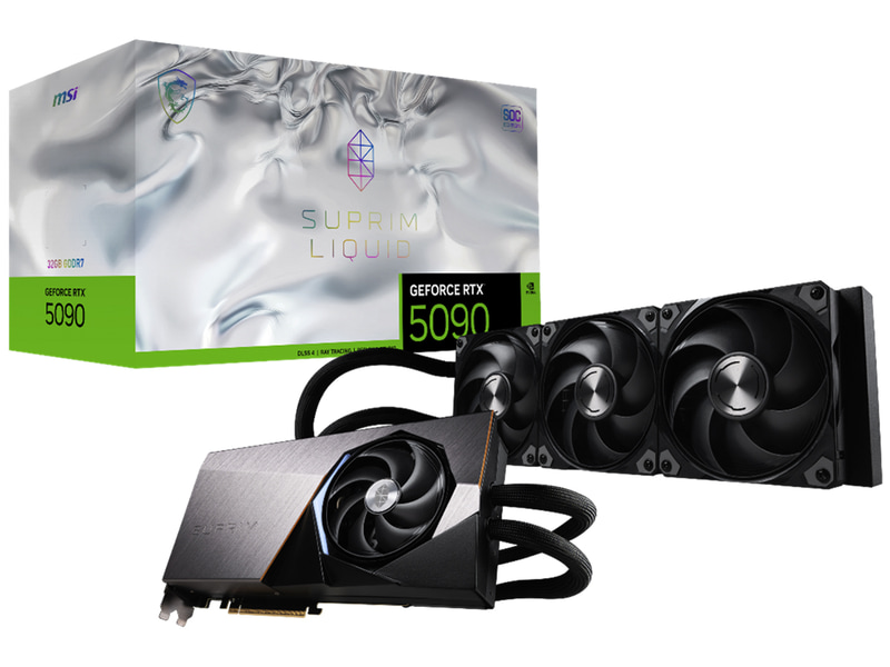 GeForce RTX 5090 32G SUPRIM LIQUID SOC