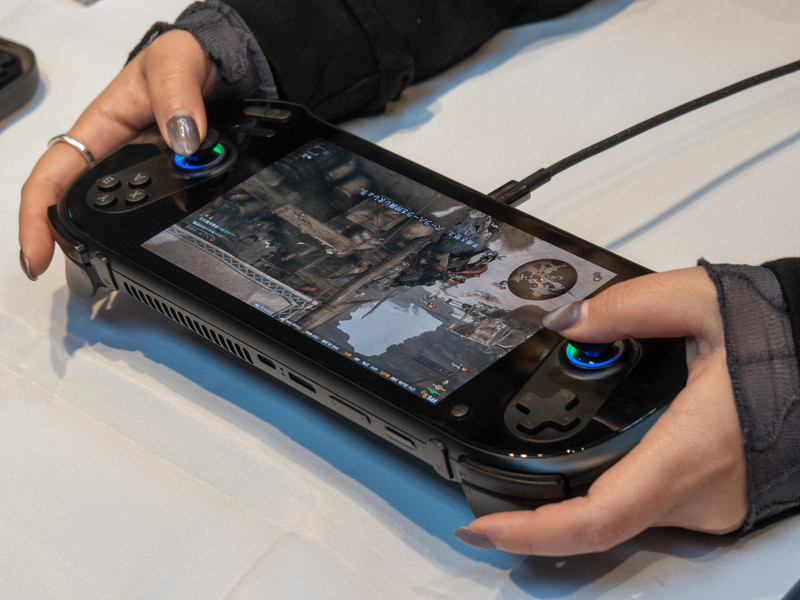 モンスターハンターワイルズをプレイしている様子