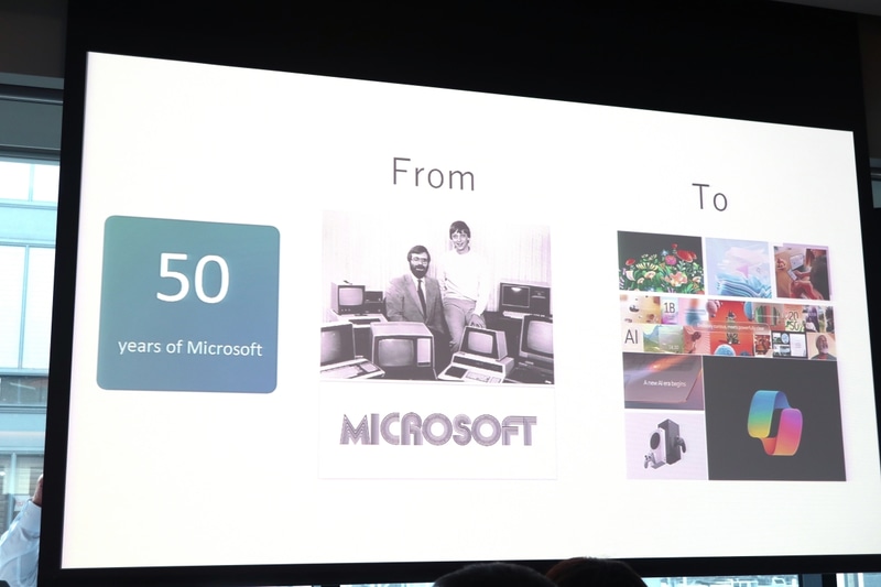 Microsoft設立50周年の節目