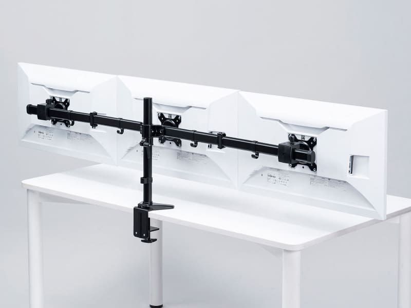 横並びに3台まで設置できる