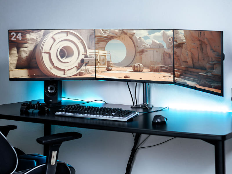 ゲーミング用途での設置例