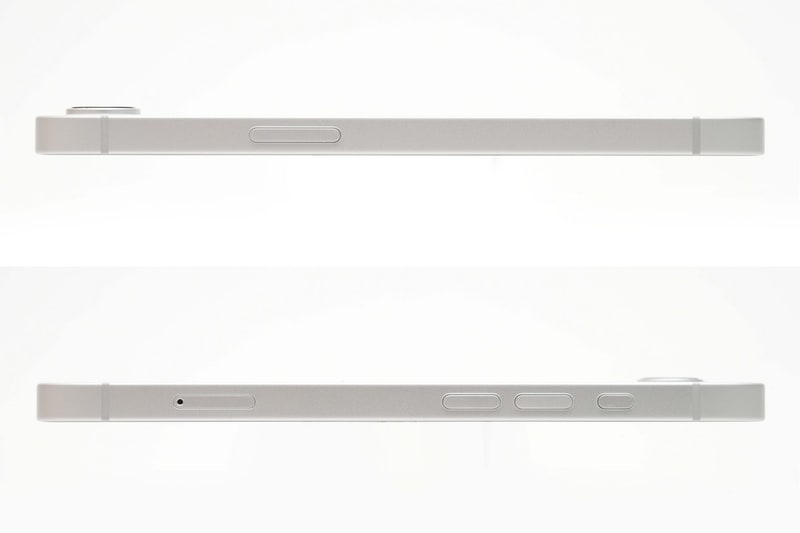 右側面にはサイドボタン、左側面にはアクションボタン、音量ボタンを用意