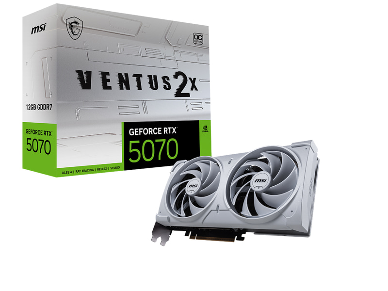 GeForce RTX 5070 12G VENTUS 2X OC WHITE