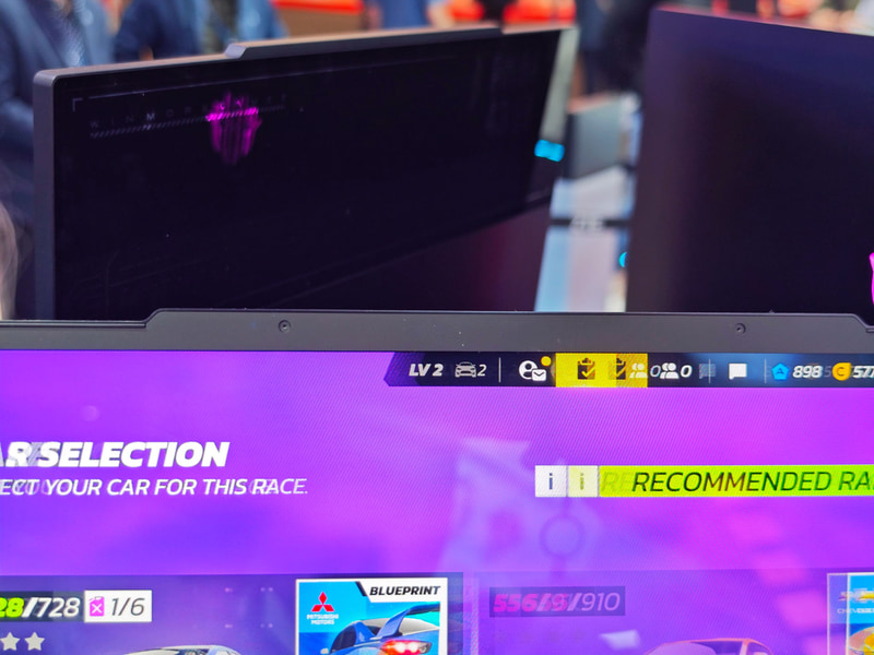 アイトラッキングのセンサー部