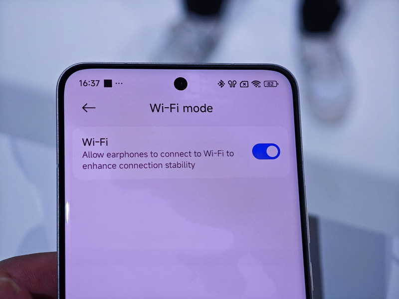 設定ツールで、Wi-Fiで接続する設定になっていることは確認できた