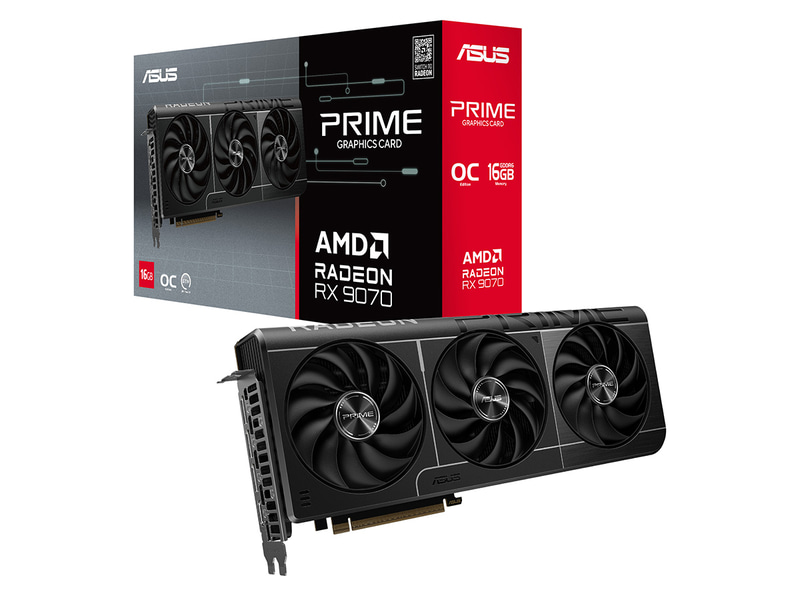 Prime Radeon RX 9070 OC Edition 16GB GDDR6