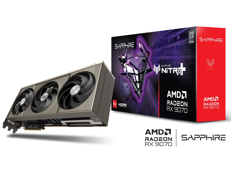 NITRO+ Radeon RX 9070 GAMING OC 16GB GDDR6