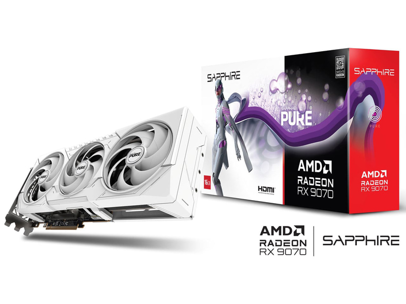 PURE Radeon RX 9070 GAMING OC 16GB GDDR6
