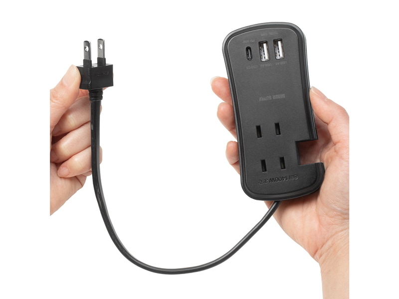 巻き取り式ケーブルを搭載