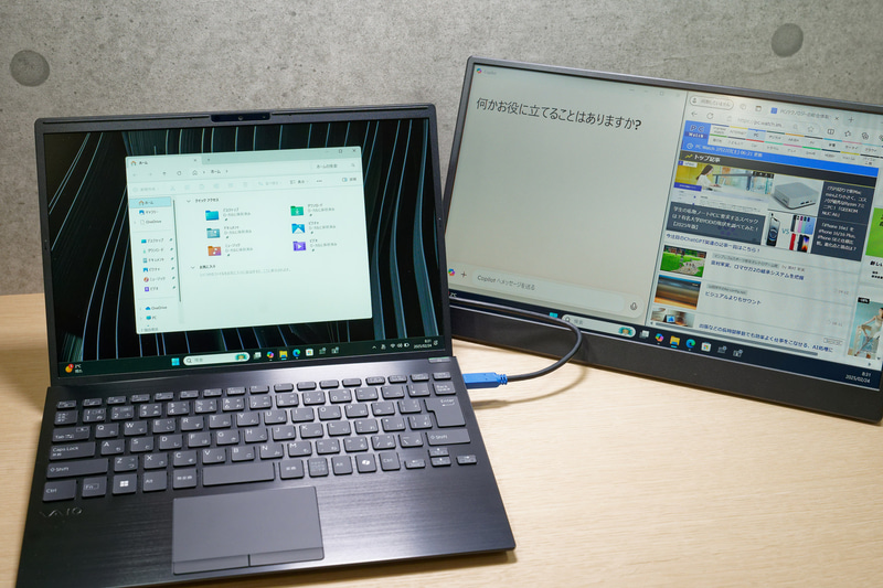 Type-Cは2ポートともDisplayPort Alt Modeに対応