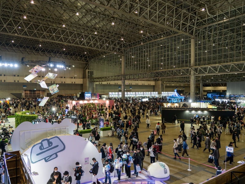 カバー側展示エリア