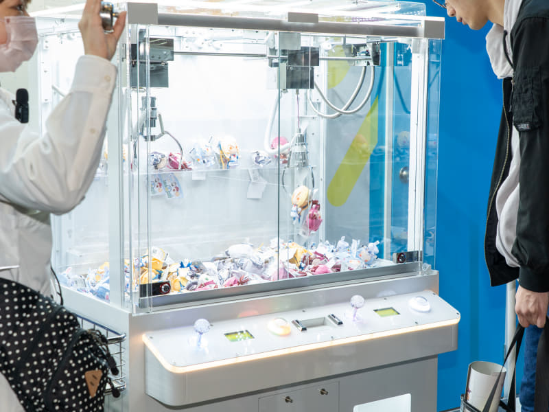 クレーンゲームに挑戦できた