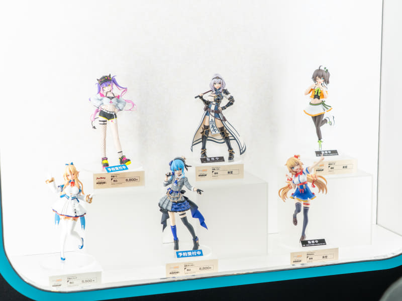 今後発売予定の商品も見ることができた