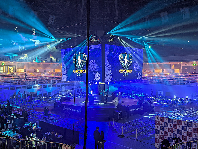 観客入場前の会場の様子