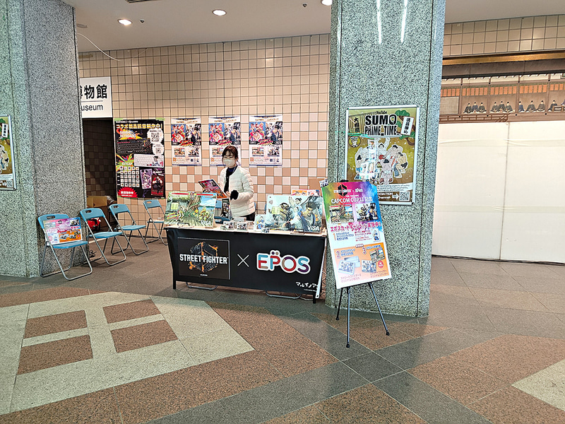 エポスカードのキャンペーンブースも出展。新規入会特典でグッズが貰える