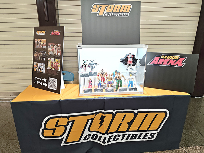 STORM COLLECTIBLESもブースを出展、自社フィギュア製品を展示