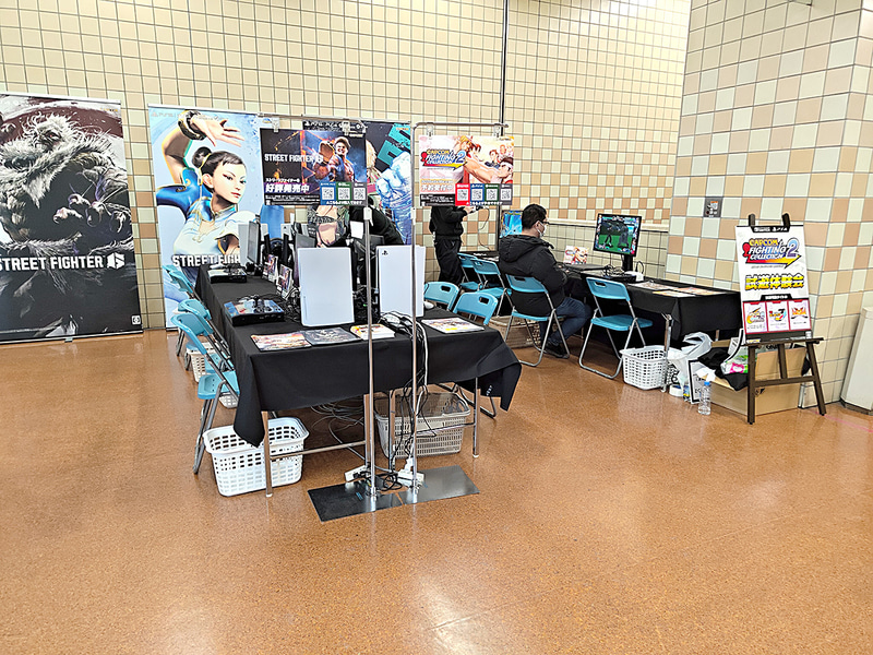 5月発売予定の「CAPCOM FIGHTING COLLECTION 2」の試遊スペースも用意