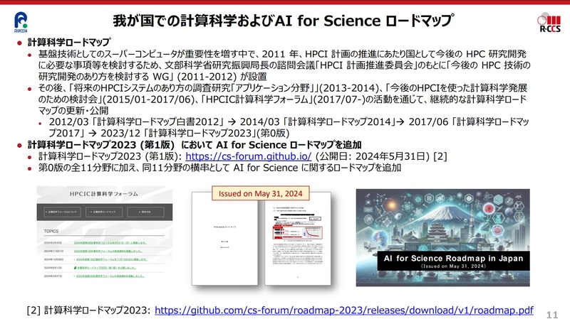 AI for Scienceロードマップ