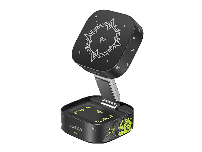 UGREEN MagFlow 2-in-1 ワイヤレス充電器 15W 原神モデル