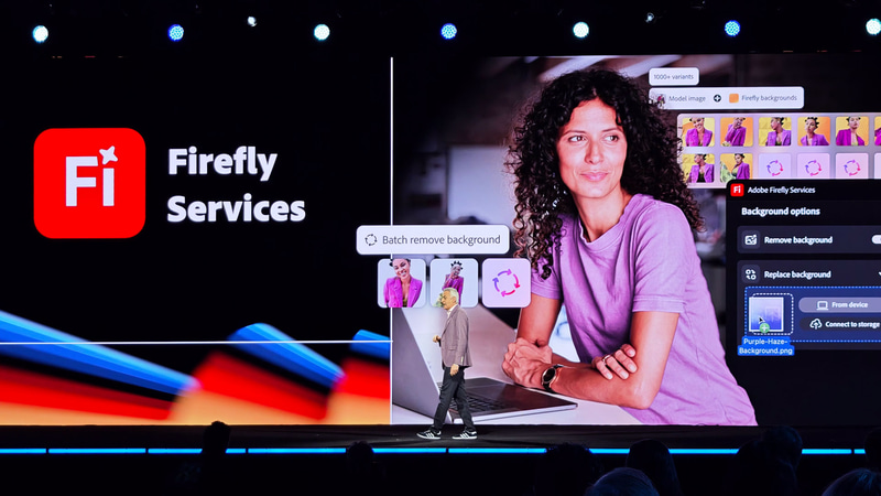 Adobeが提供している生成AI「Firefly」、3月18日～3月20日に米国で行なわれたAdobe Summitでは企業向けサービスの拡張などが発表された