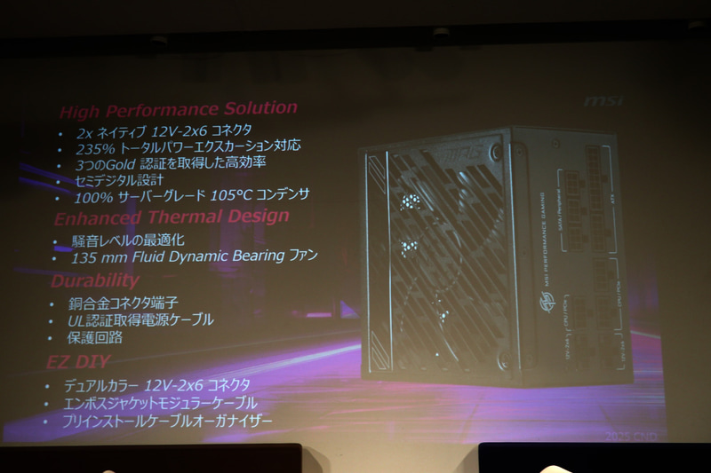 MPG GSシリーズの特徴