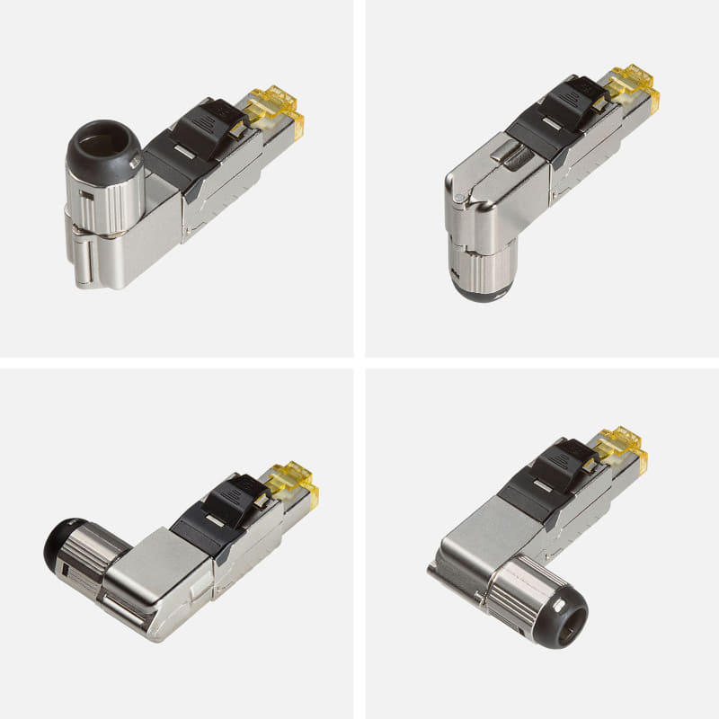 上下左右の4方向に曲げられる