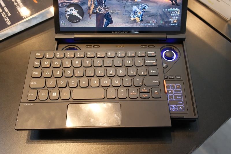 物理キーボードが取り外せる