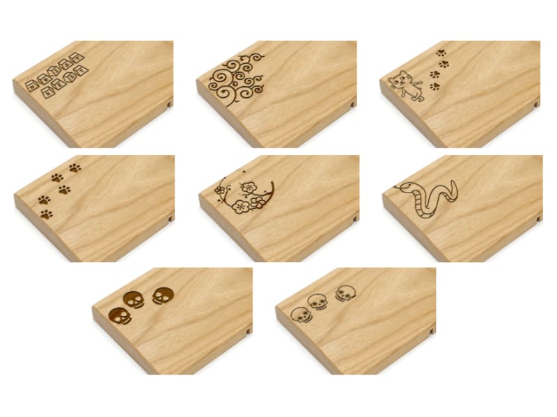 レーザー刻印例