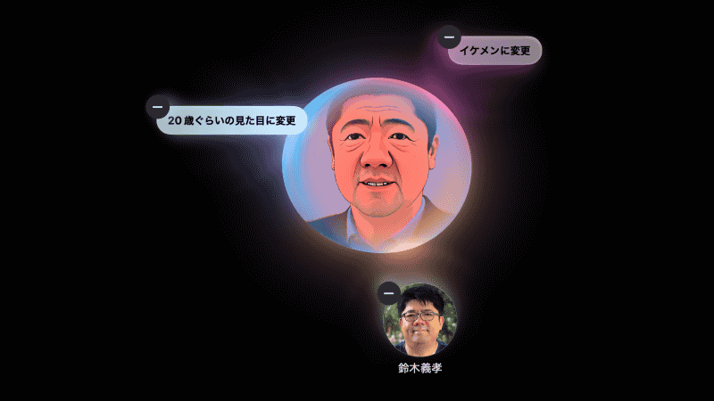 容姿については基本的に修正できないようだ