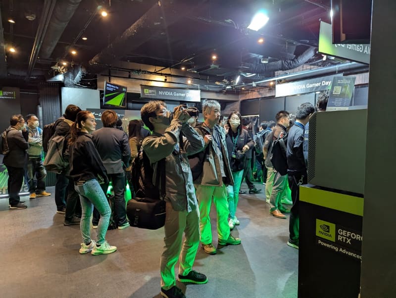 「NVIDIA Gamer Day」の会場の様子