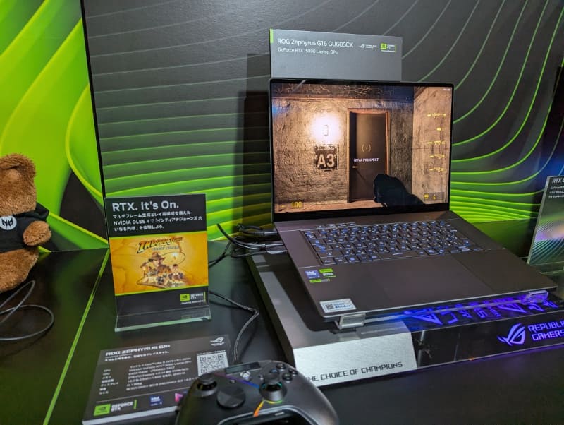 「DLSS 4」によるゲームのデモでは「MARVEL RIVALS」などのタイトルが動作していた