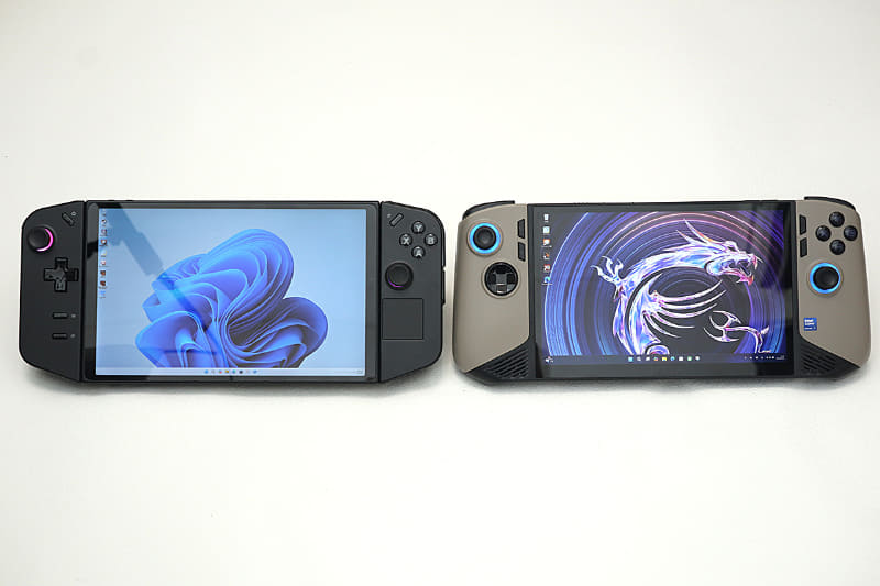 Legion Go(左)との比較