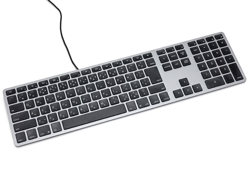 Matias Wired Aluminum keyboard for Mac - Space Gray