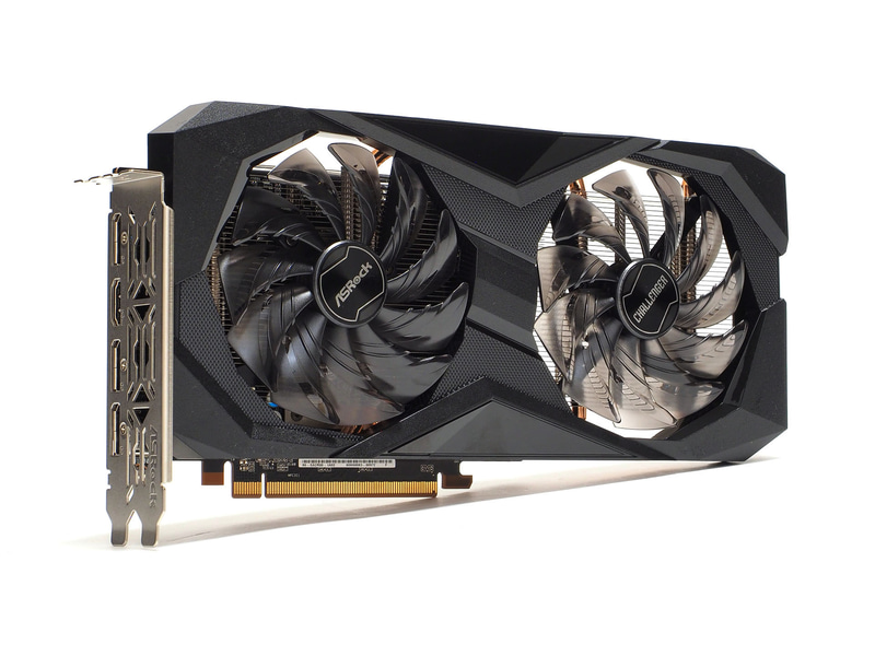 搭載されていたビデオカード。大口径デュアルファンを搭載