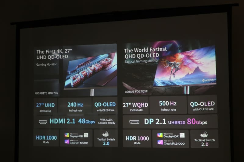 2機種それぞれの主な特徴