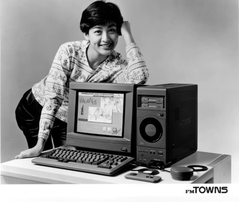 FM TOWNSのキャラクターに採用された南野陽子さん