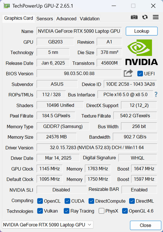 GPUはNVIDIAのノート向けで最上位の「GeForce RTX 5090 Laptop GPU」を搭載